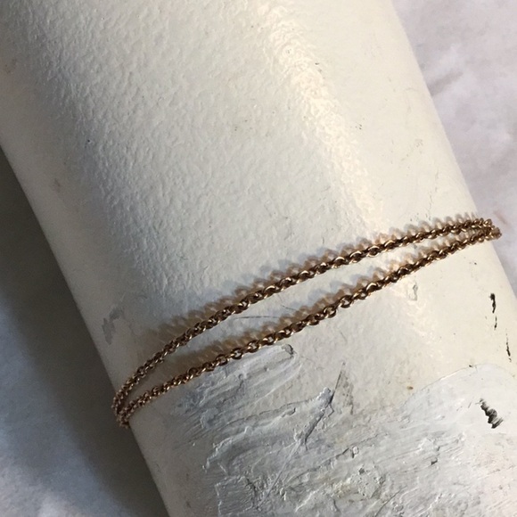 COACH STAMPED 2 STRANDS  ROSE GOLD BRACELET - Picture 2 of 4